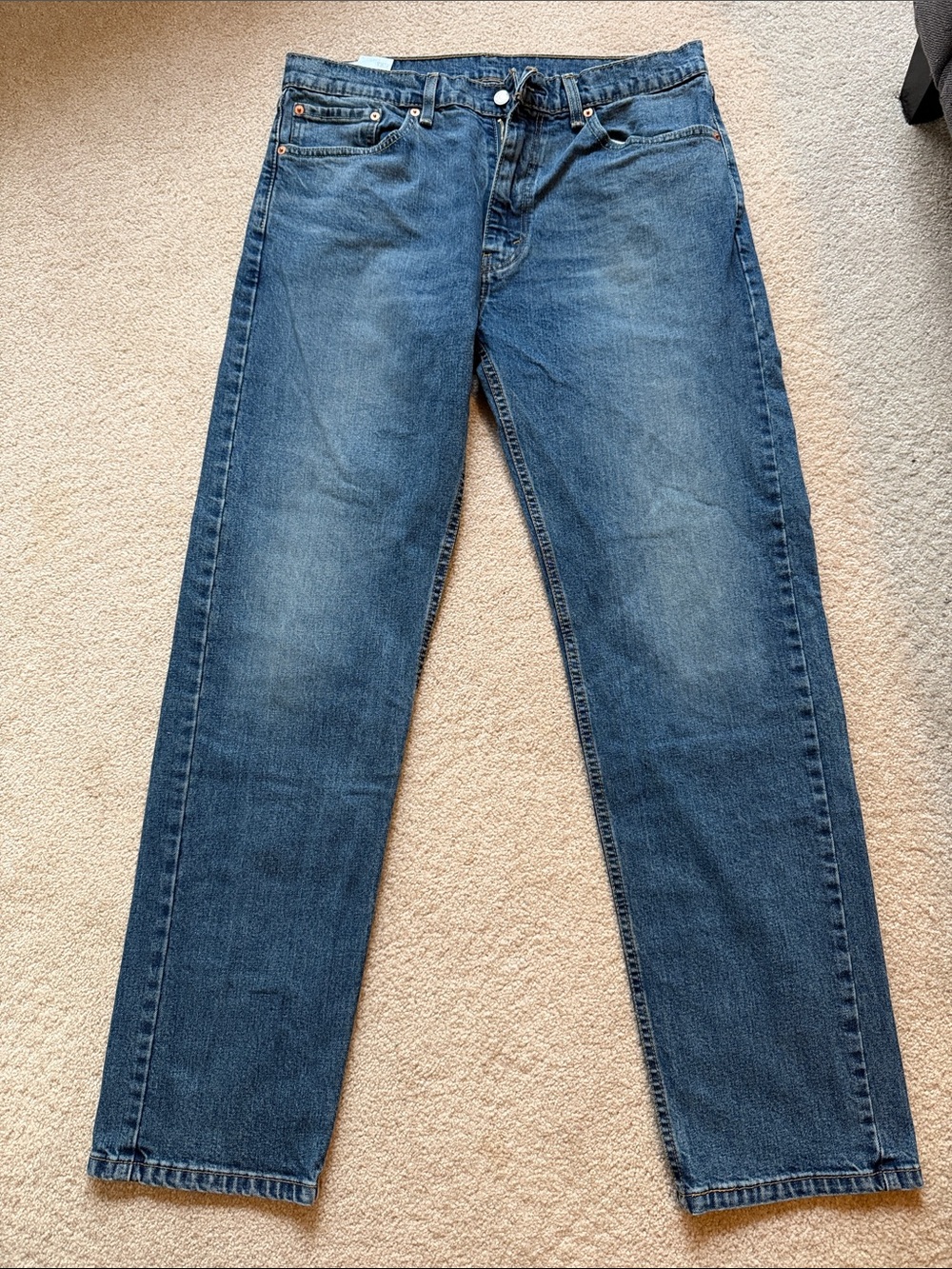 Levi's Men's Dark Blue Straight Jeans